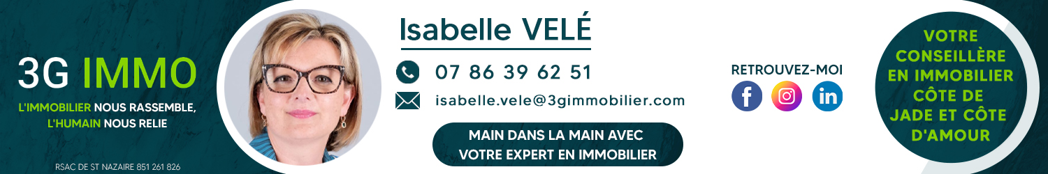 Agent immobilier 3G Immo Isabelle Velé à Côte-de-Jade (Loire-Atlantique) - spécialiste en financement d’EHPAD